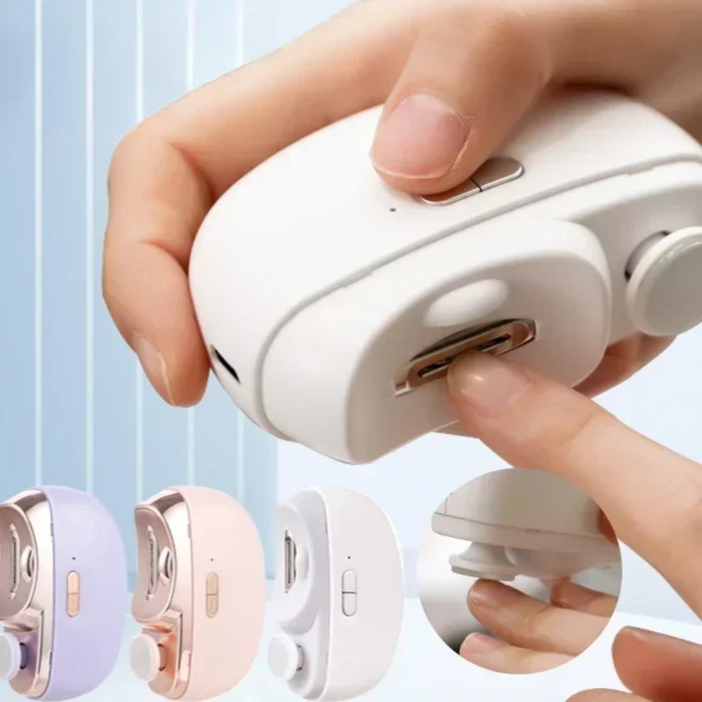 Baby Nail Trimmer Electric - 2 In 1 Electric Nail Clippers