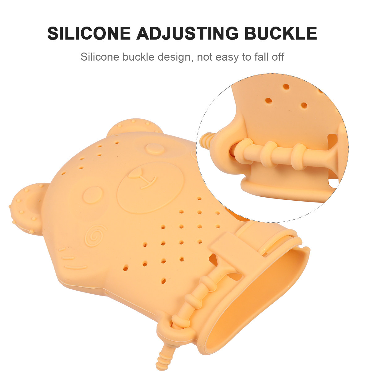 Teething Mitten Baby - Silicone Baby Teether Mitten Safe Kids