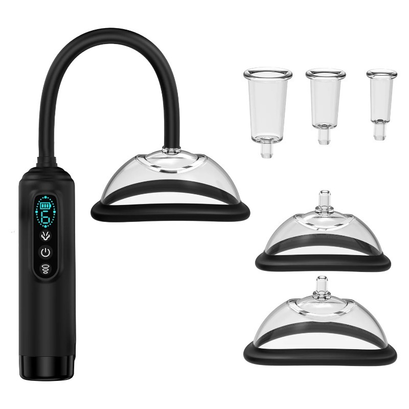 Breast Pump - LCD Pussy Pump Nipple Sucker Vibrator