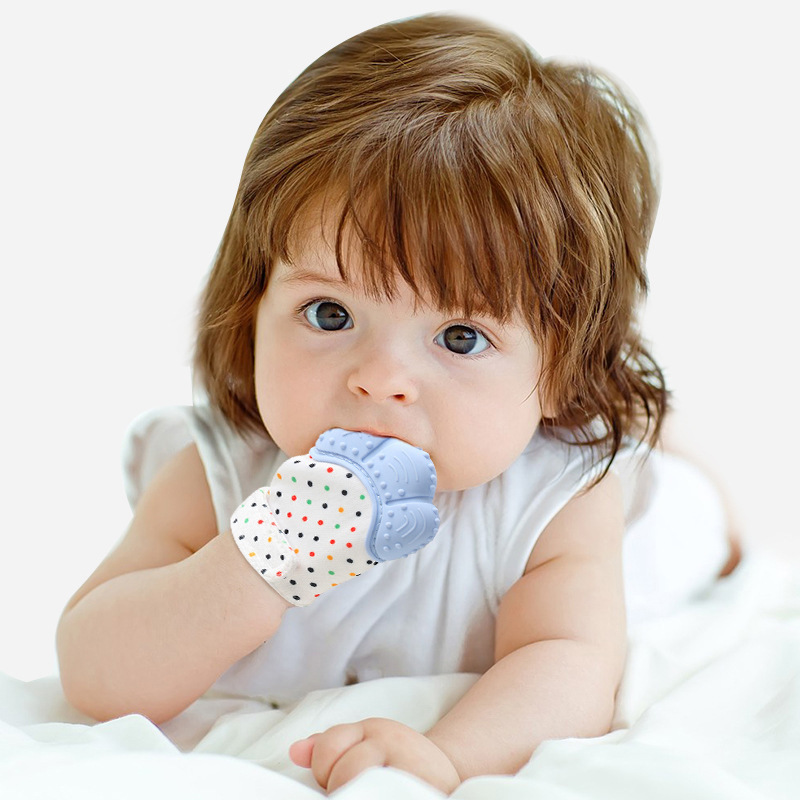 Teething Mitten Baby - Cartoon Printed Children's Gloves Baby Teether