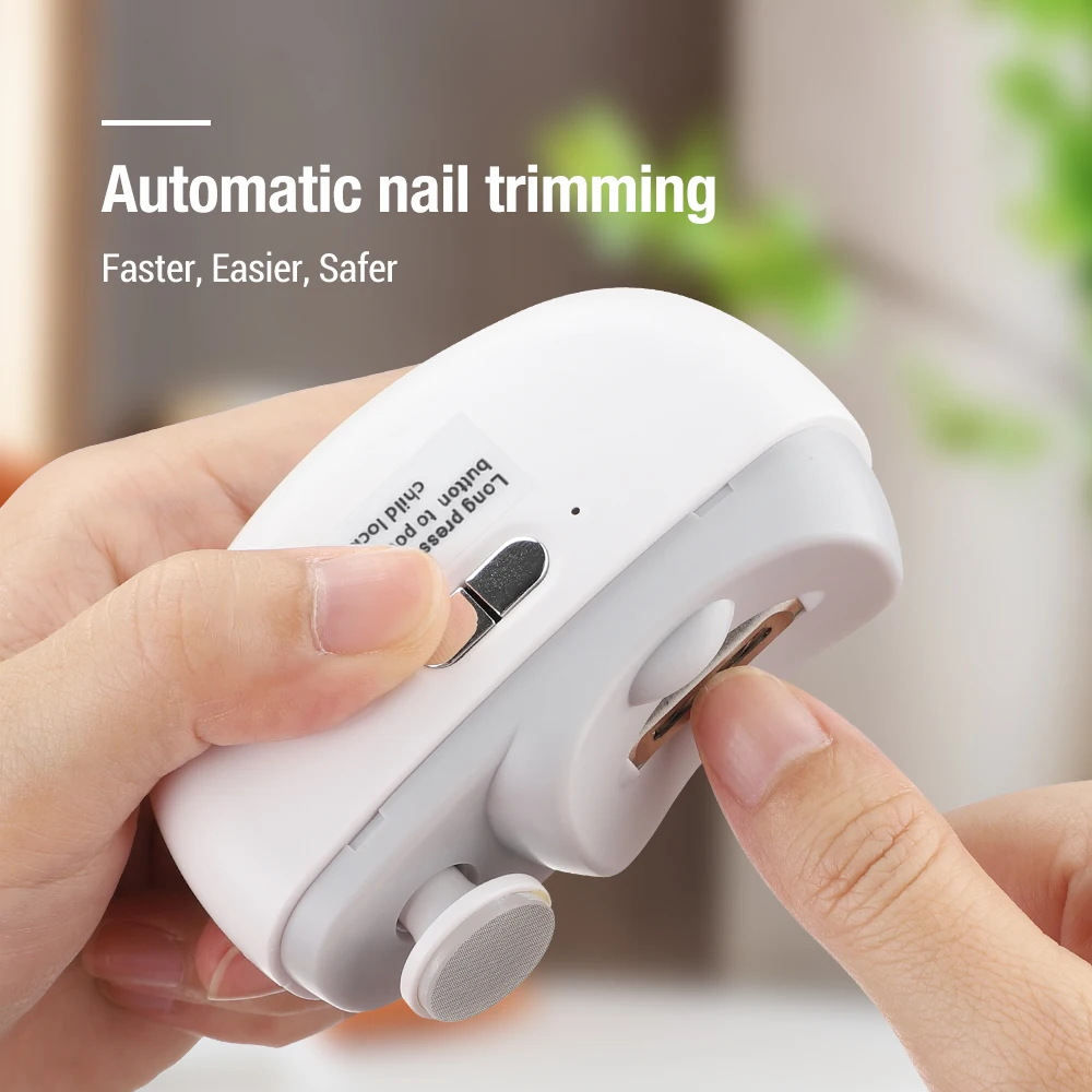 Baby Nail Trimmer Electric - Electric Nail Clipper Grinding and Polishing