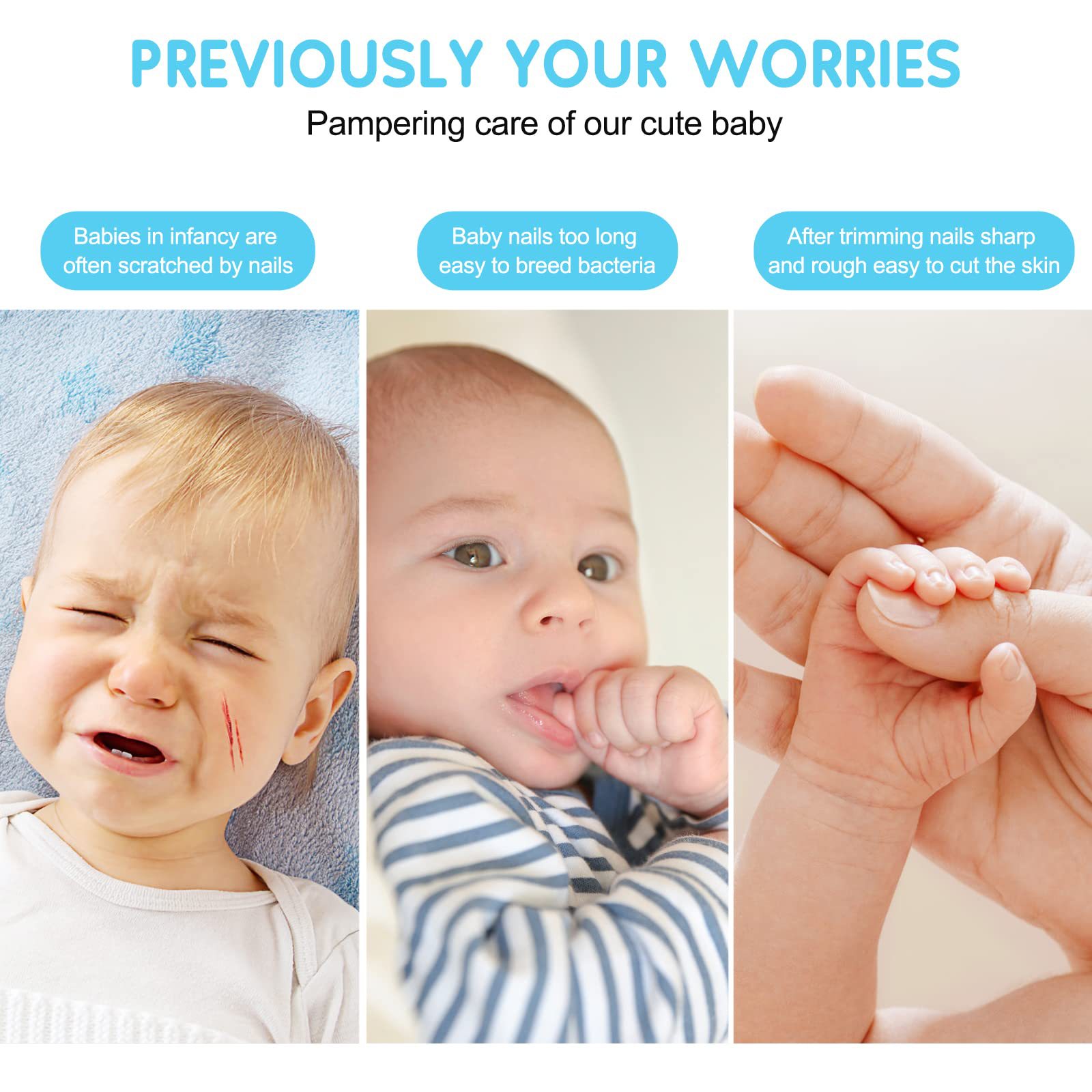 Multifunctional Electric Baby  - đánh giá và giá Baby Nail Trimmer Electric