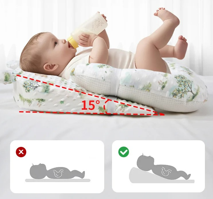 Baby Pillow Newborn Head Prote - đánh giá và giá Anti-Roll Baby Pillow