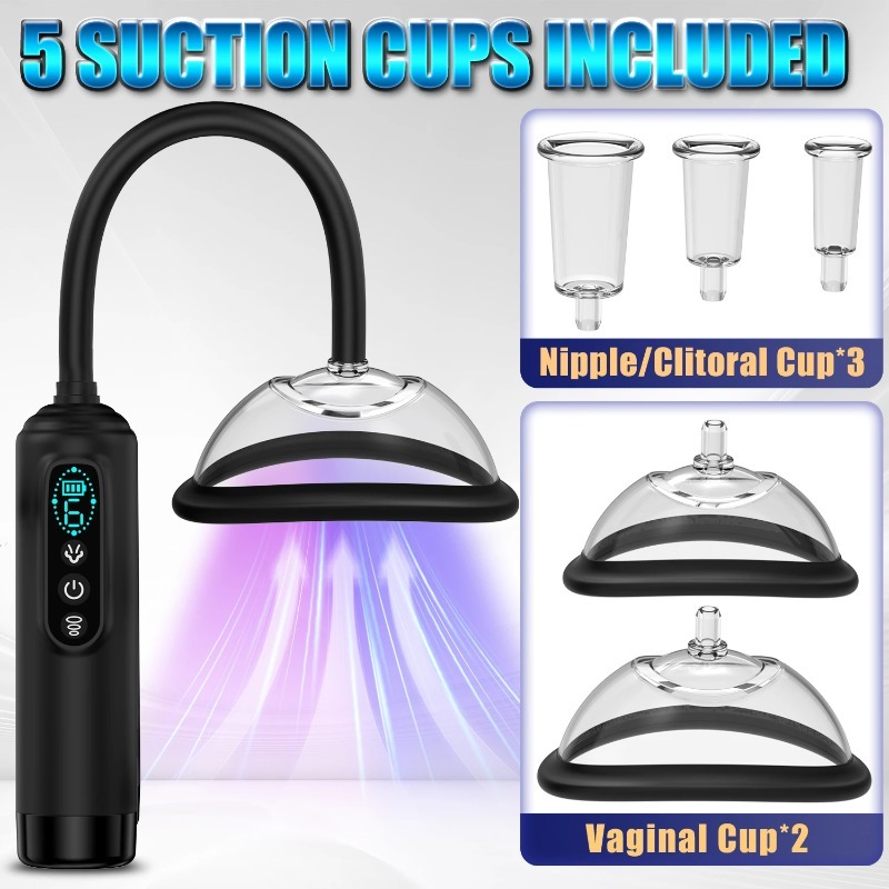 LCD Pussy Pump Nipple Sucker V - đánh giá và giá Breast Pump