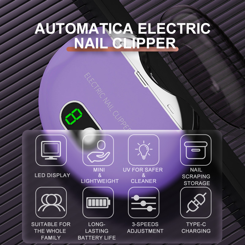 Electric Nail Clipper 3-Speed  - đánh giá và giá Baby Nail Trimmer Electric