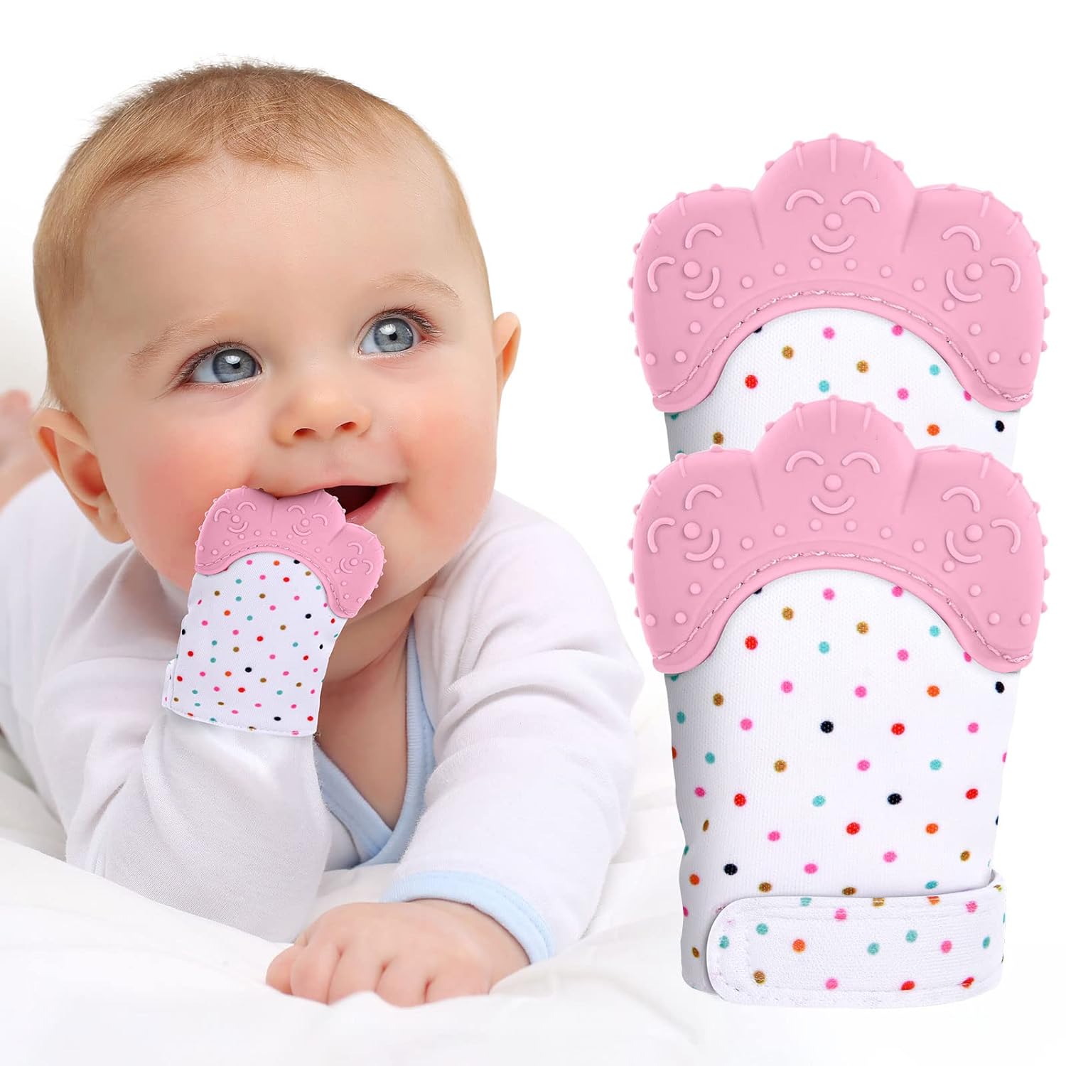 Food grade silicone Gloves Bab - đánh giá và giá Teething Mitten Baby