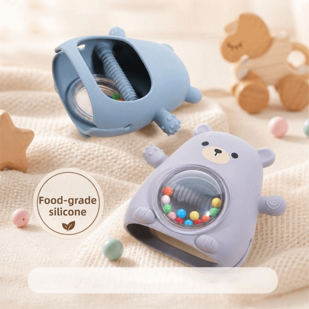 Portable Cute Bear Shape Baby  - đánh giá và giá Teething Mitten Baby