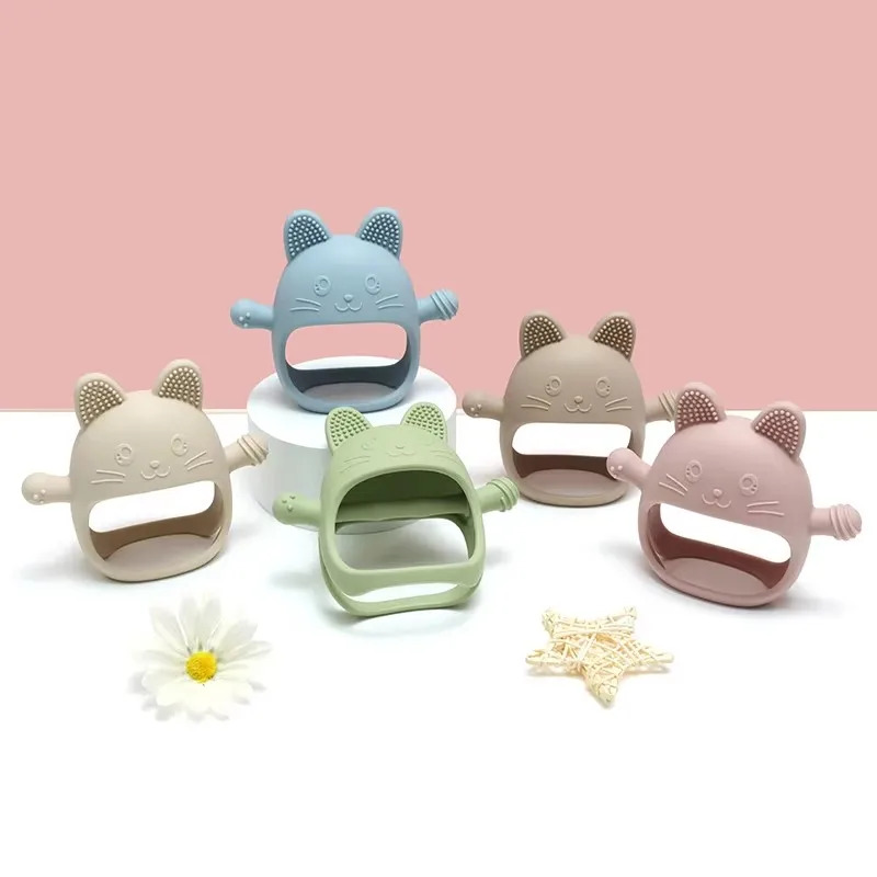 1PC Baby Silicone Teethers Glo - đánh giá và giá Teething Mitten Baby