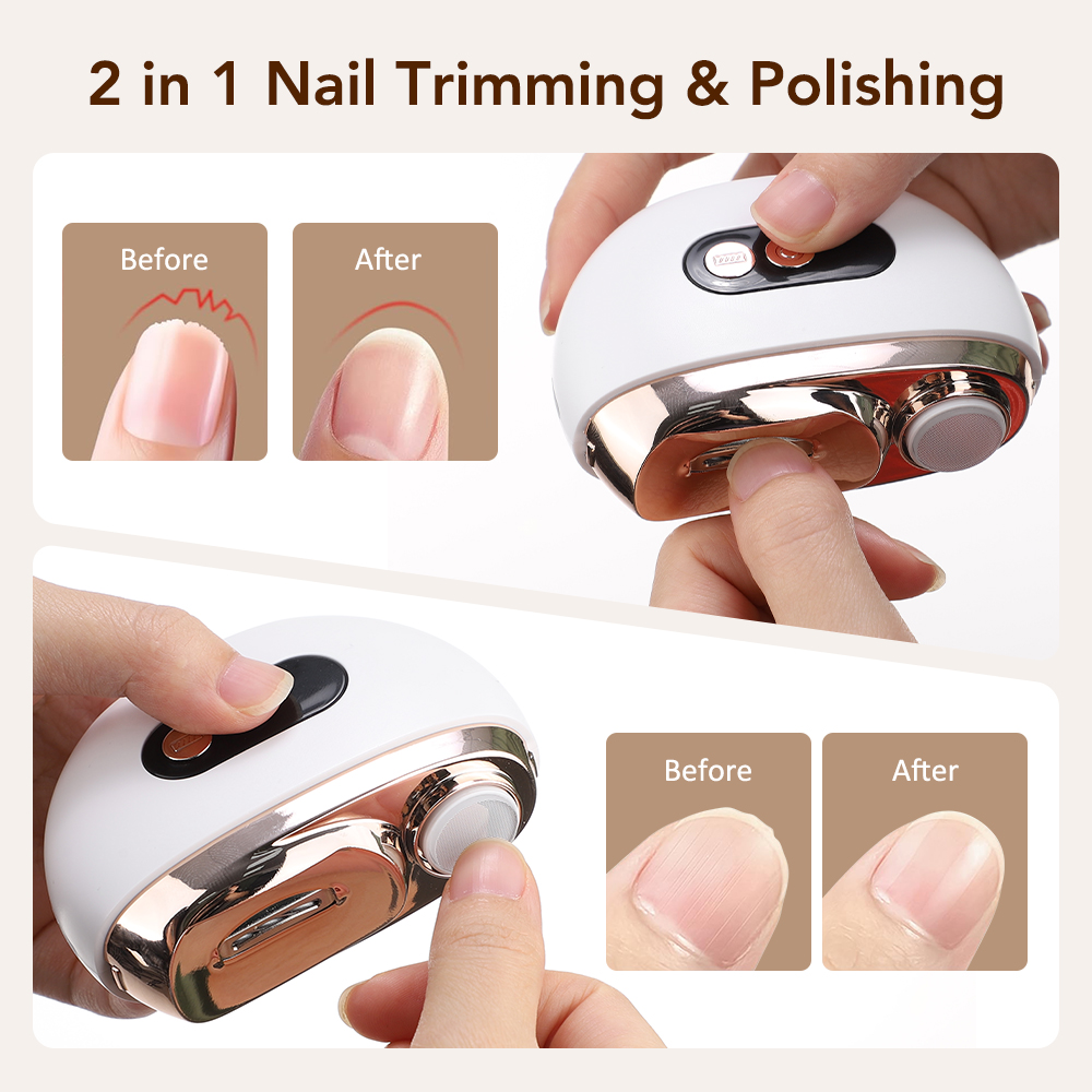New Electric Nail Clipper Rech - đánh giá và giá Baby Nail Trimmer Electric