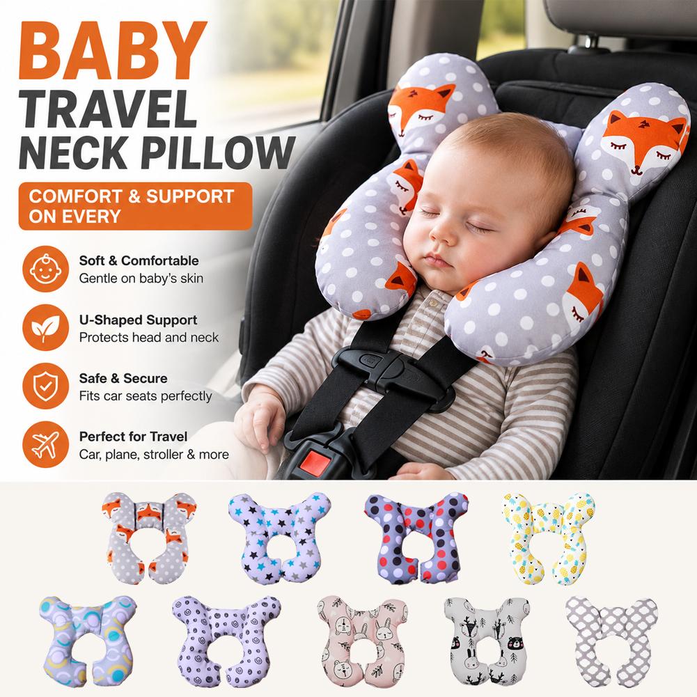 Infant Stroller Accessories U- - đánh giá và giá Anti-Roll Baby Pillow