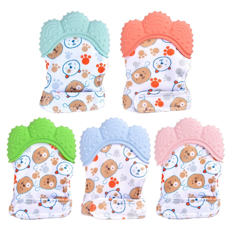 Cartoon Printed Baby Teether M - đánh giá và giá Teething Mitten Baby