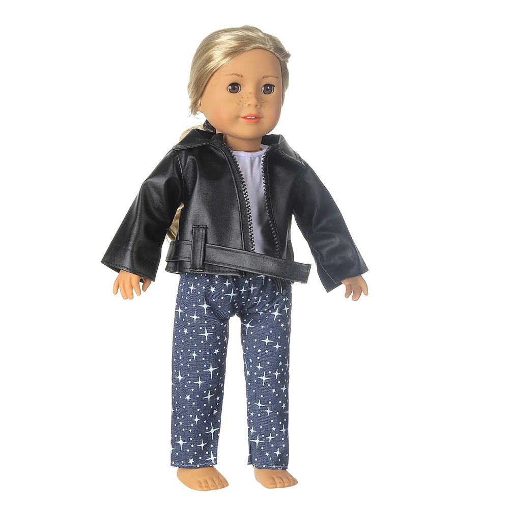 1 Set Leather Coat+T-shirt+Pan - đánh giá và giá Baby Products Shop