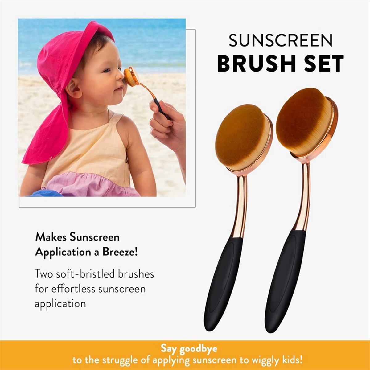 REST Sunscreen Brush Set - Lot - đánh giá và giá Baby Sunscreen Lotion