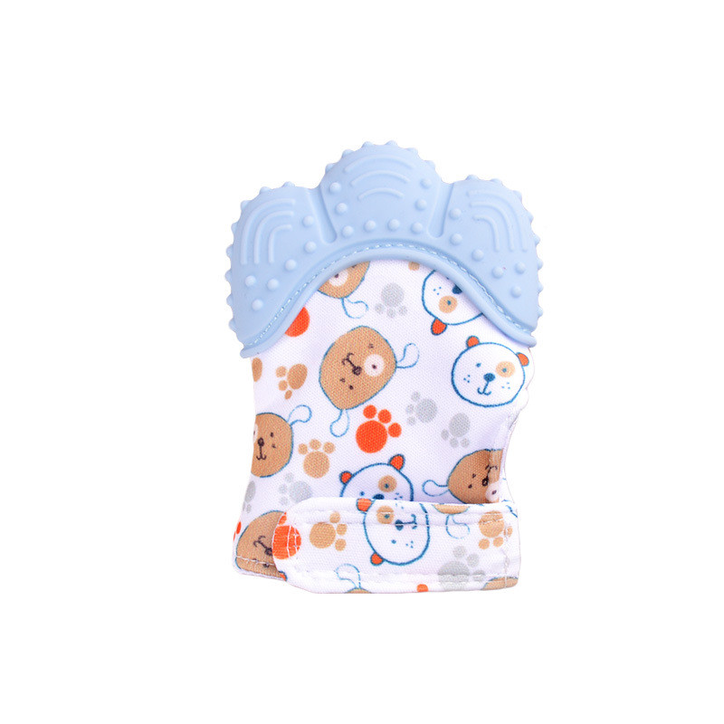 Baby Anti-Bite Silicone Gloves - đánh giá và giá Teething Mitten Baby