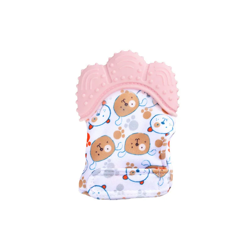 Baby Anti-Bite Silicone Gloves - đánh giá và giá Teething Mitten Baby