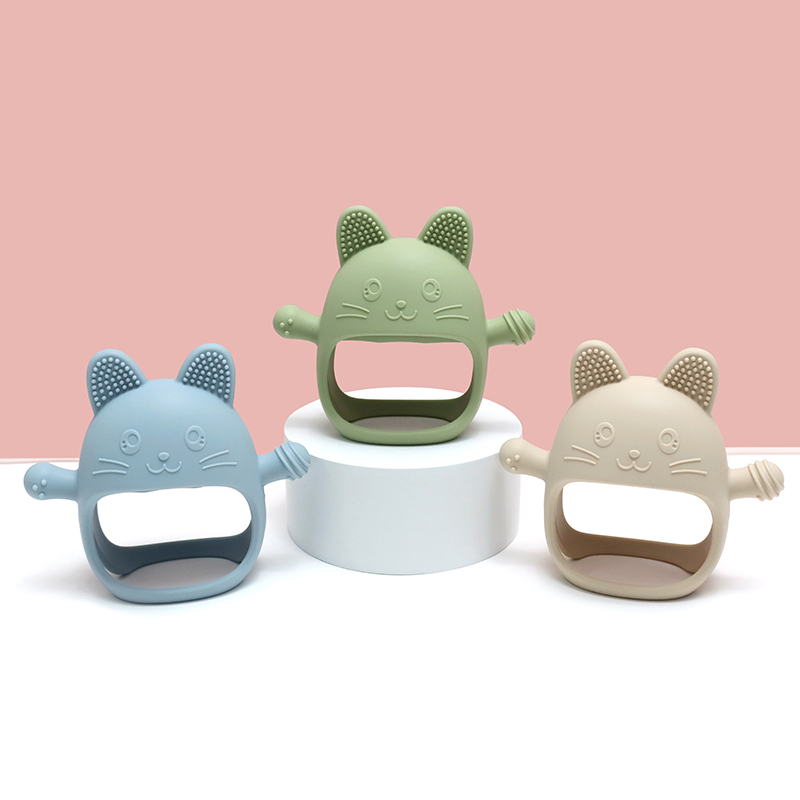 Food Grade Baby Silicone Glove - đánh giá và giá Teething Mitten Baby