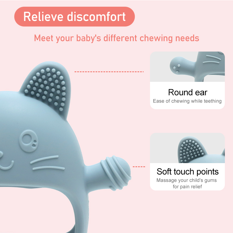 Food Grade Baby Silicone Glove - đánh giá và giá Teething Mitten Baby