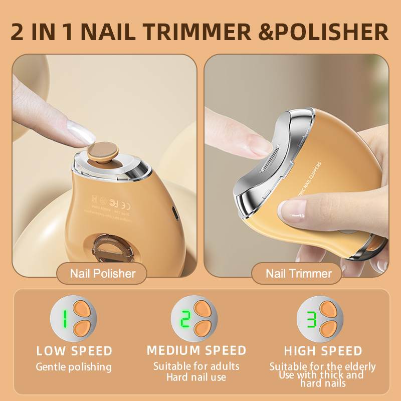 2in1 Automatic Nail Clipper El - đánh giá và giá Baby Nail Trimmer Electric