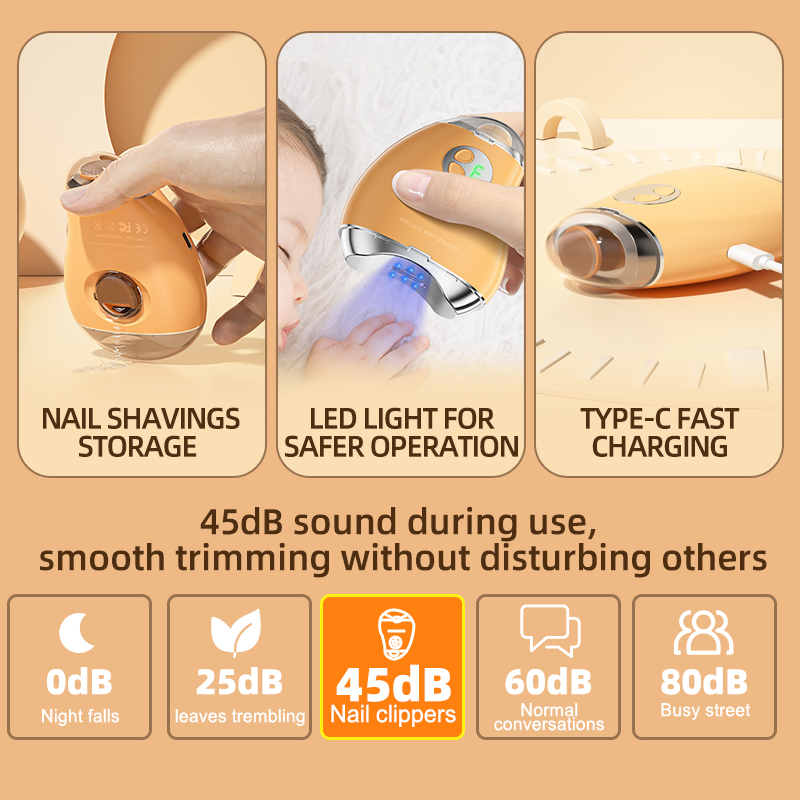 2in1 Automatic Nail Clipper El - đánh giá và giá Baby Nail Trimmer Electric