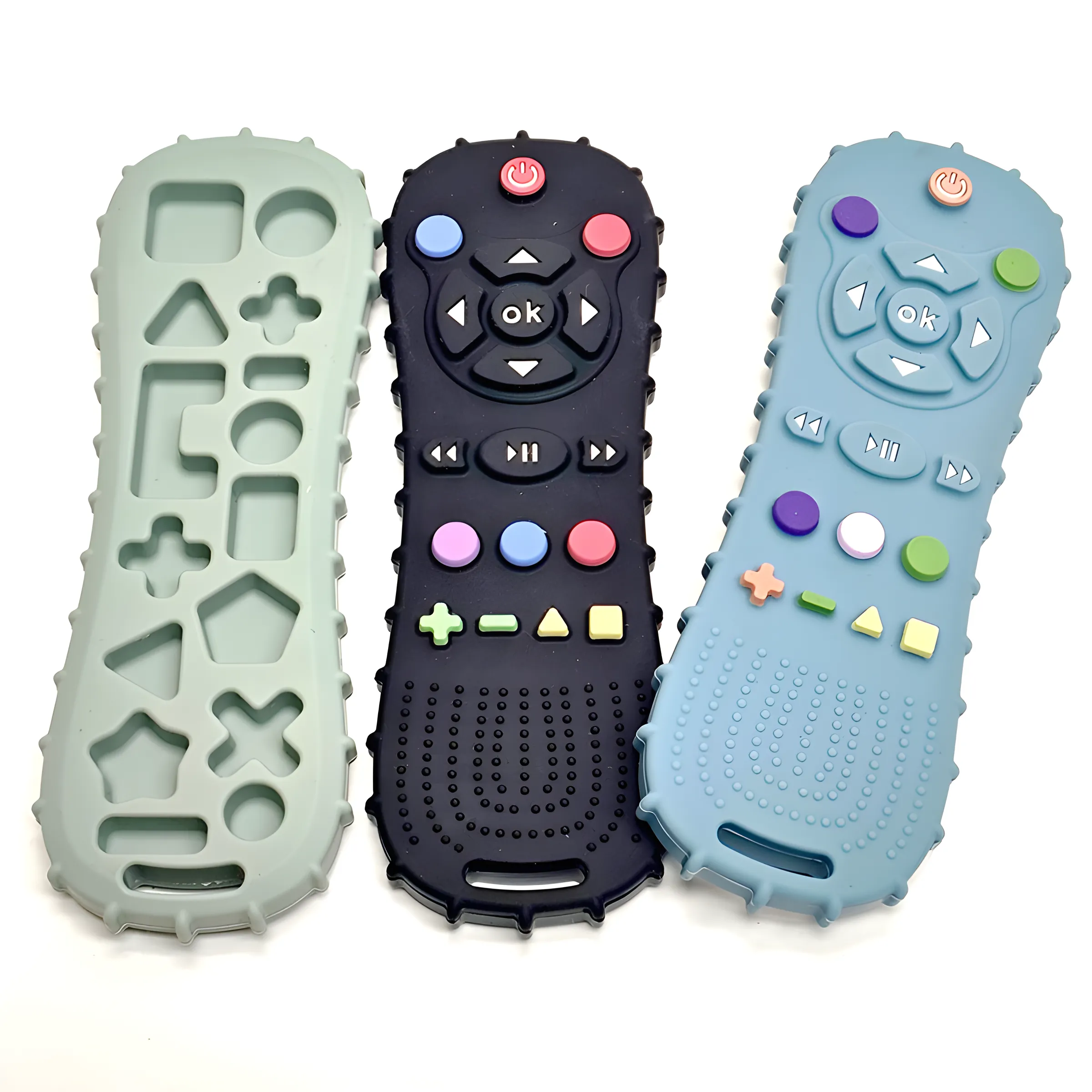1/3PCS Baby Remote Control Tee - đánh giá và giá Teething Mitten Baby